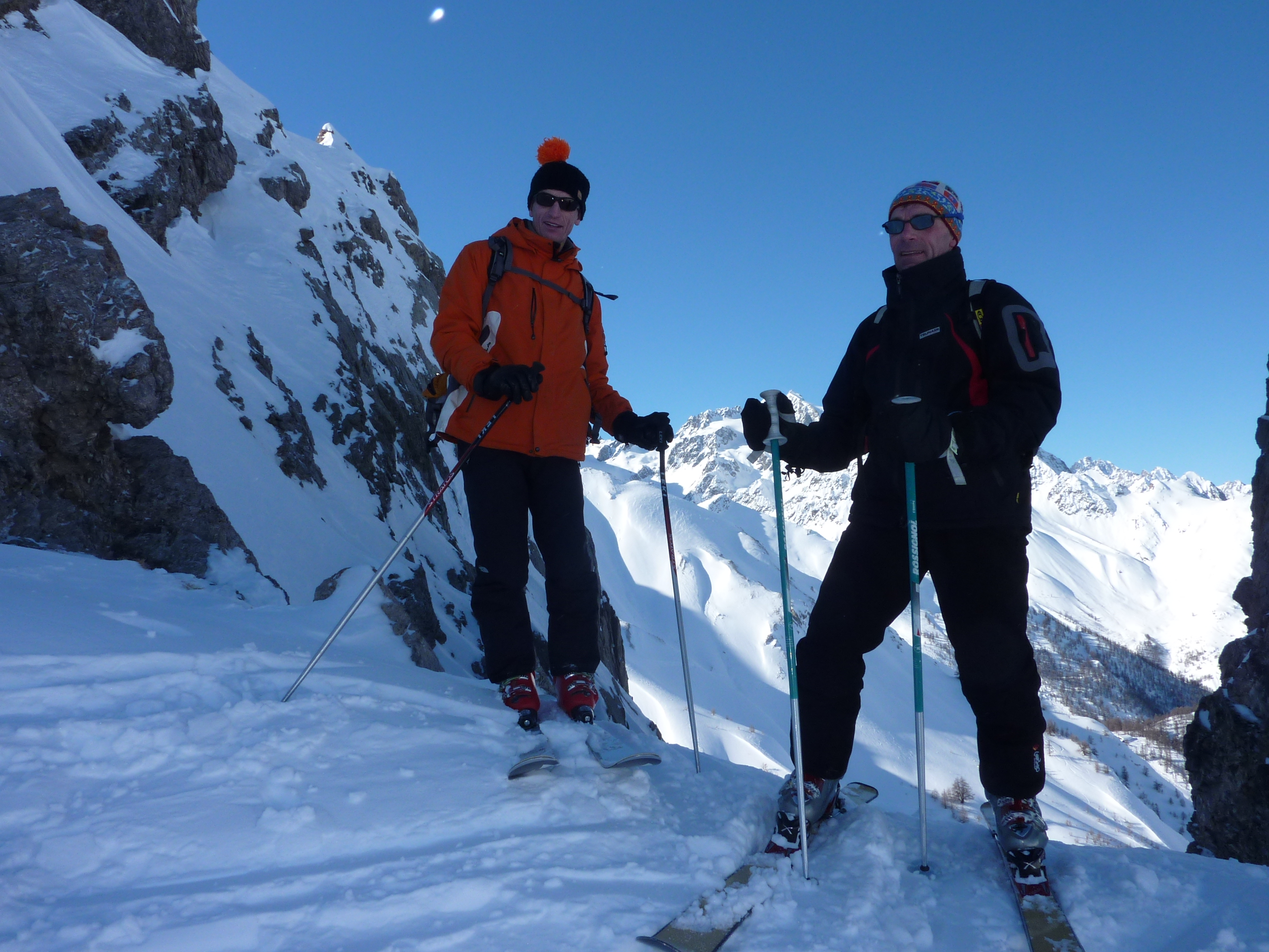 ski hors piste Marc et Franck